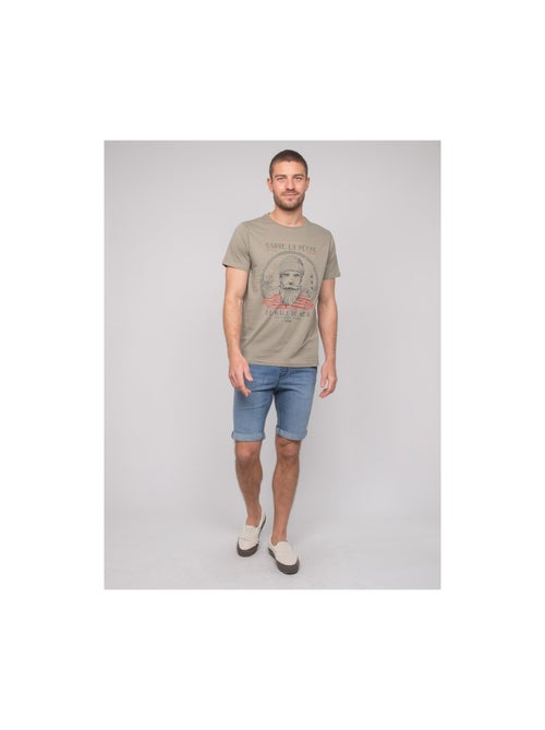 Camiseta de algodón estampada NAVIROL - Kiabi