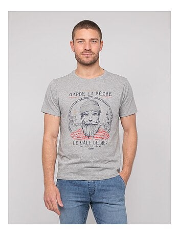 Camiseta de algodón estampada NAVIROL