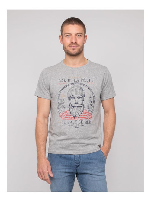 Camiseta de algodón estampada NAVIROL - Kiabi