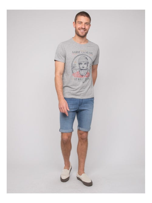 Camiseta de algodón estampada NAVIROL - Kiabi