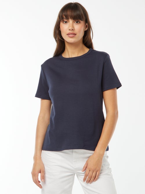 Camiseta de algodón grueso - Kiabi