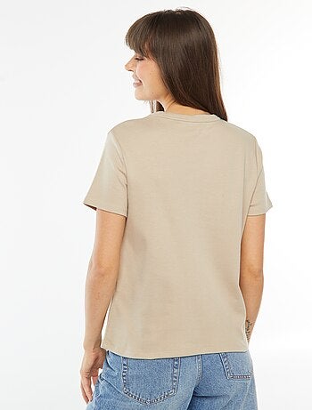 Camiseta de algodón grueso