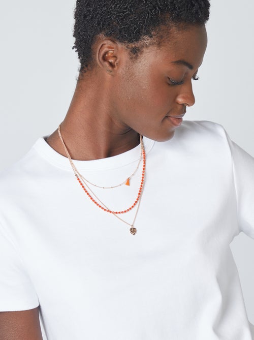 Camiseta de algodón grueso - Kiabi Camiseta de algodón grueso - Kiabi