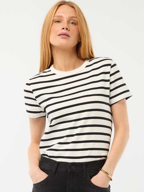 Camiseta de algodón grueso - Kiabi