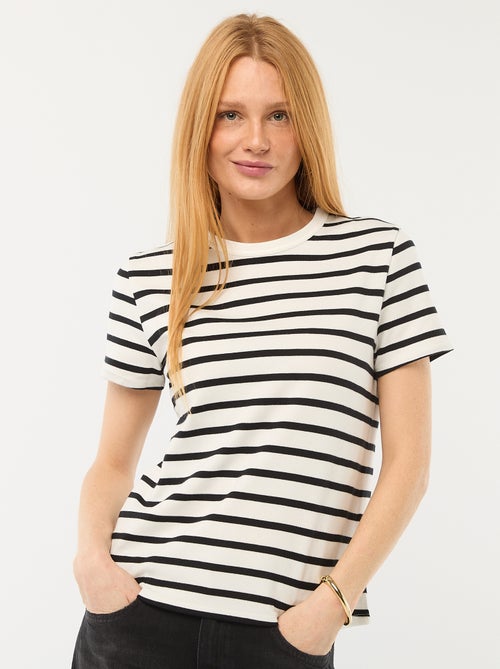 Camiseta de algodón grueso - Kiabi
