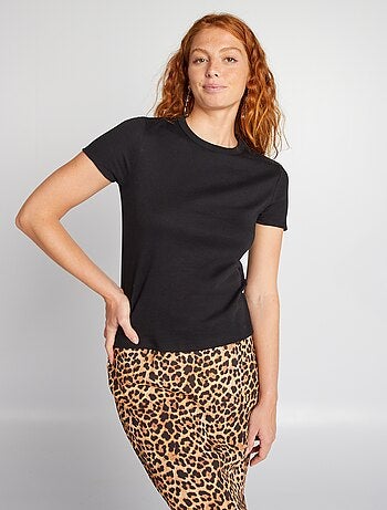Camiseta de algodón grueso