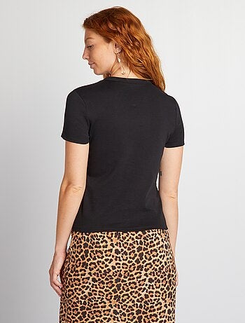 Camiseta de algodón grueso