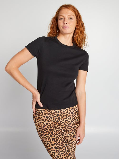 Camiseta de algodón grueso - Kiabi