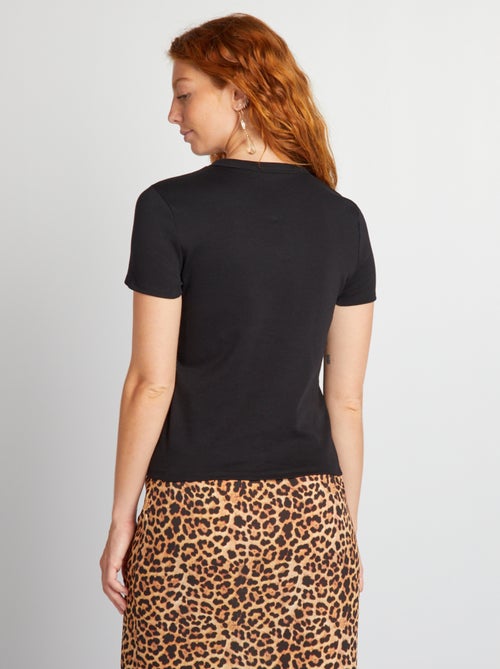 Camiseta de algodón grueso - Kiabi