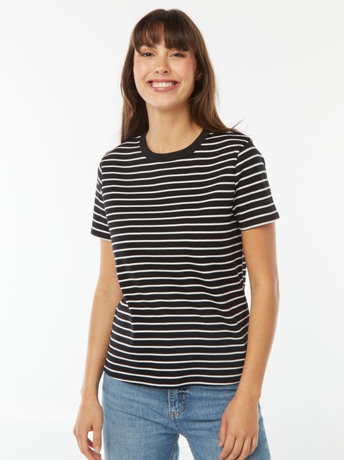 Camiseta de algodón grueso - Kiabi