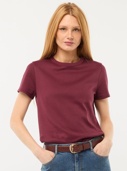 Camiseta de algodón grueso - Kiabi