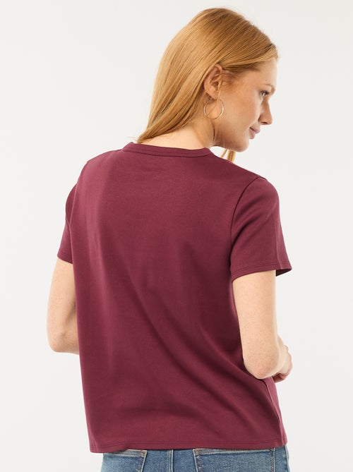 Camiseta de algodón grueso - Kiabi