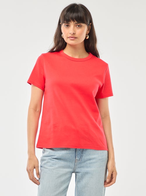 Camiseta de algodón grueso - Kiabi