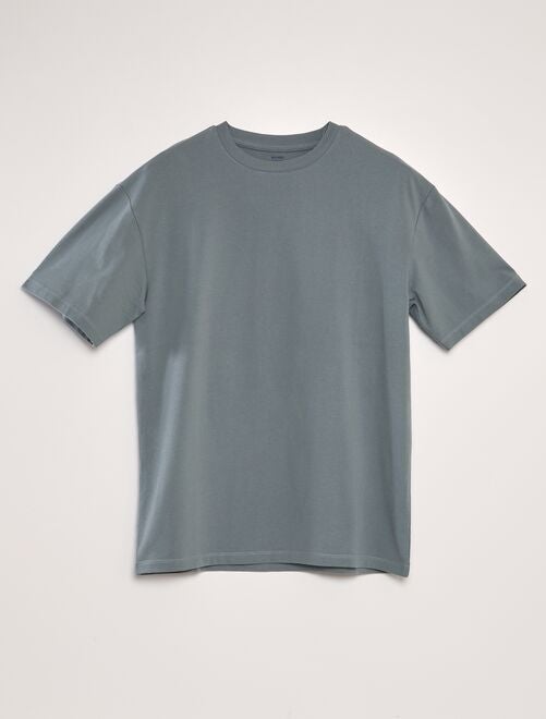 Camiseta de algodón lisa - Kiabi