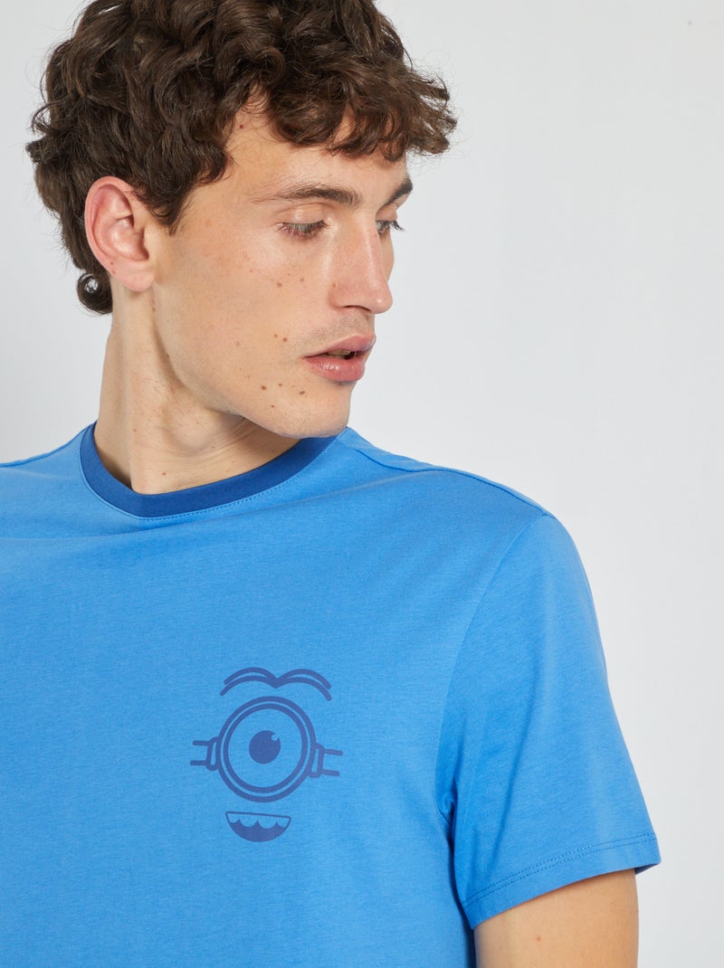 Camiseta de algodón 'Los Minions' AZUL - Kiabi