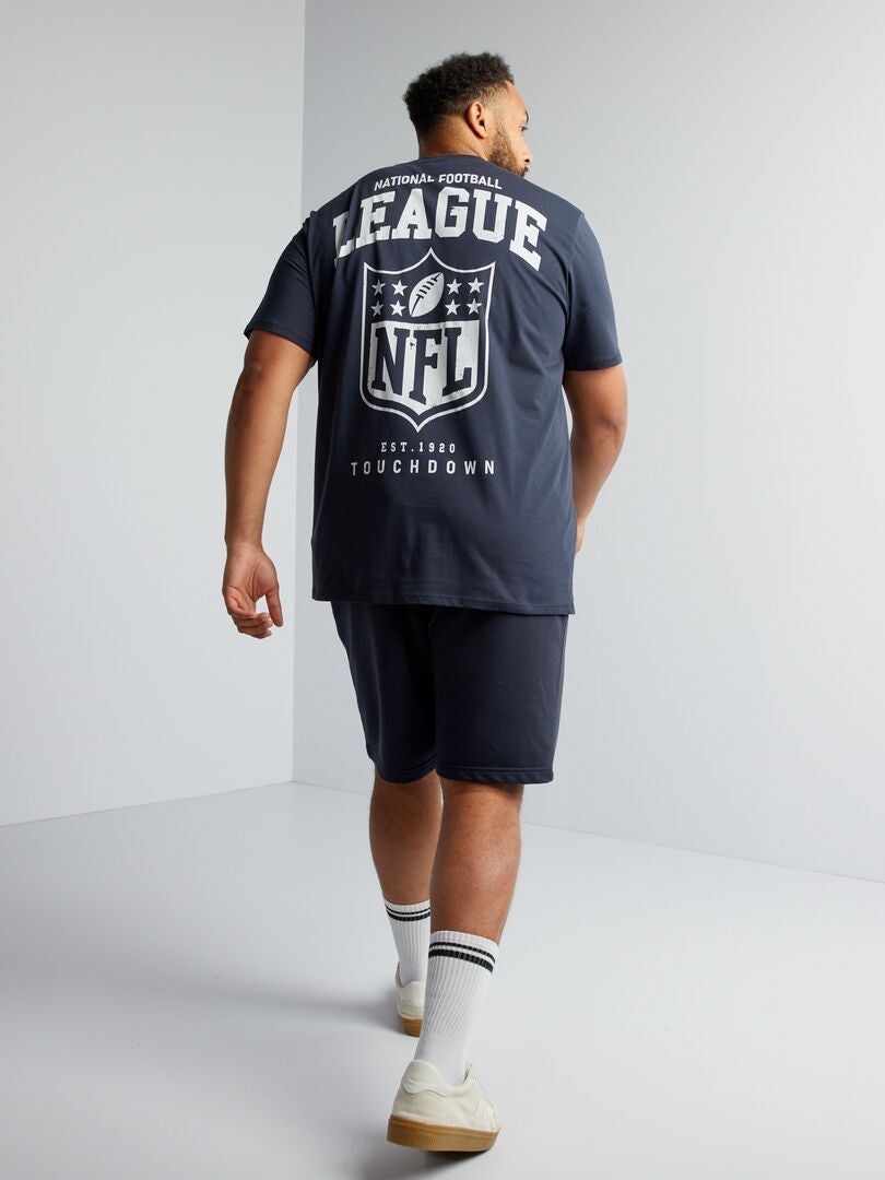 Camiseta de algodón 'NFL' AZUL - Kiabi