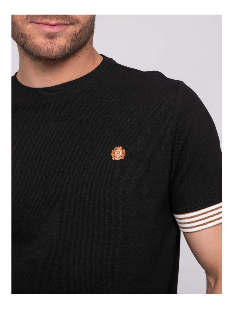 Camiseta de algodón NILANBAL Negro - Kiabi