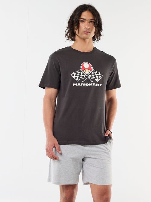 Camiseta de algodón 'Nintendo' 'Mario Kart' 'Toad' - Kiabi