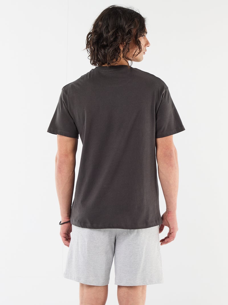 Camiseta de algodón 'Nintendo' 'Mario Kart' 'Toad' Gris - Kiabi