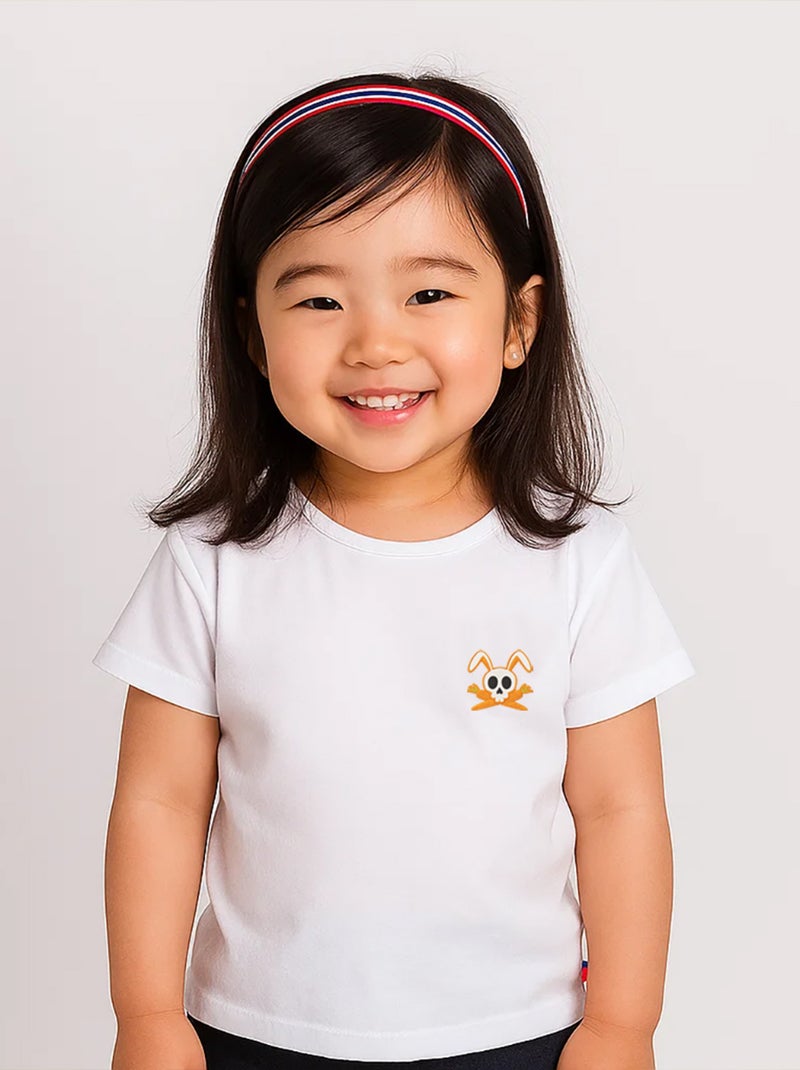 Camiseta de algodón orgánico Blanco - Kiabi