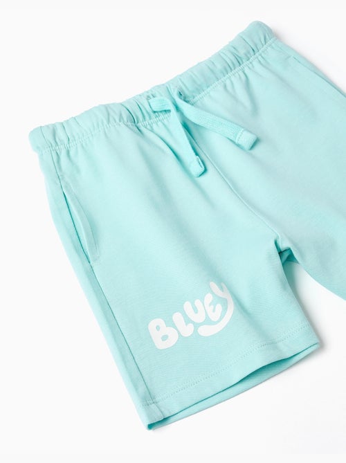 Camiseta de algodón + pantalón corto con Bluey - Kiabi