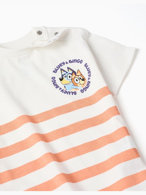 Camiseta de algodón + pantalón corto con Bluey - Kiabi