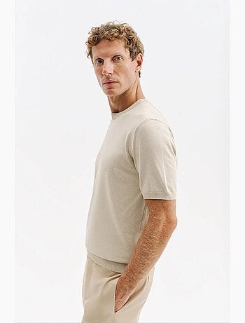 Camiseta de algodón para hombre giesto