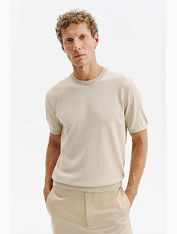 Camiseta de algodón para hombre giesto