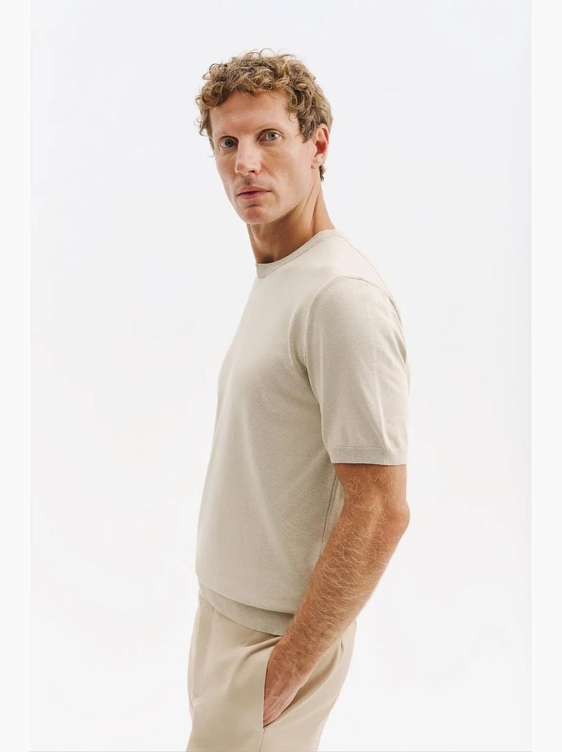 Camiseta de algodón para hombre giesto Arena - Kiabi