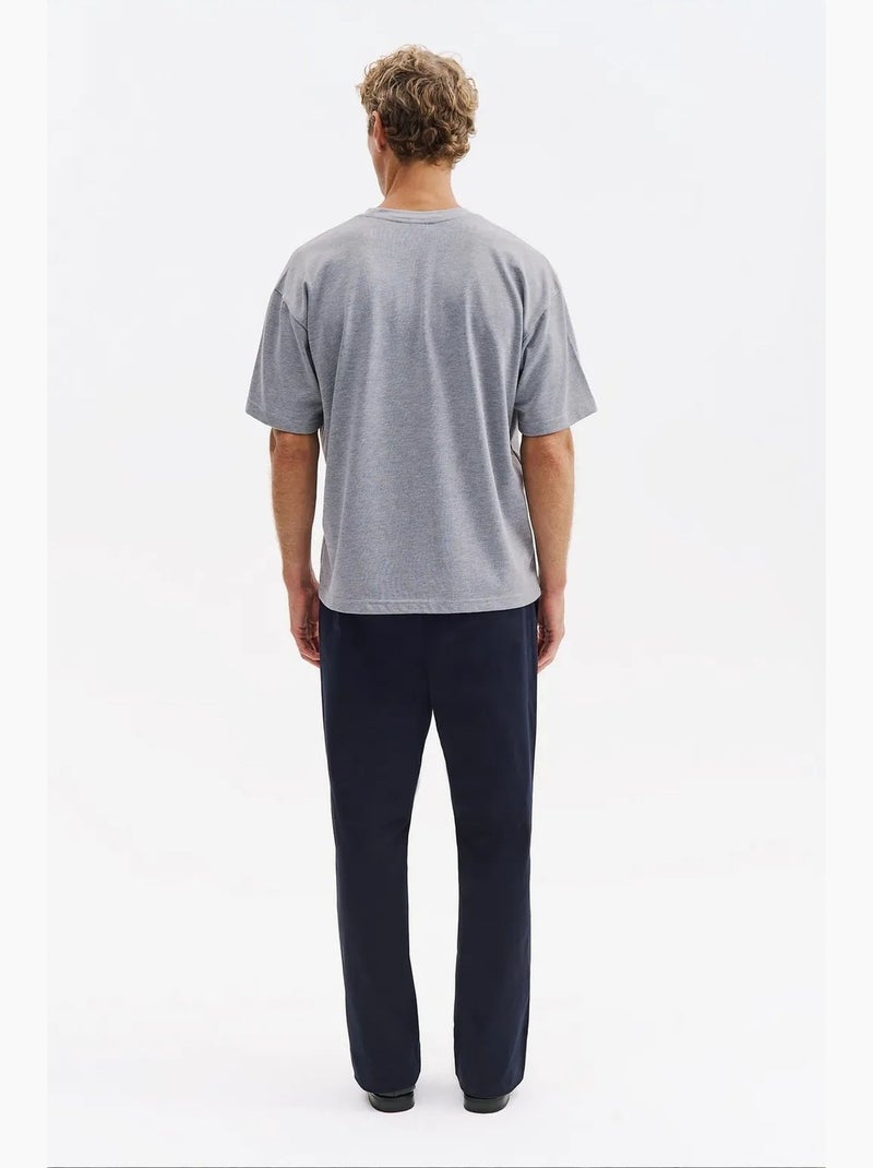 Camiseta de algodón para hombre giesto Gris - Kiabi