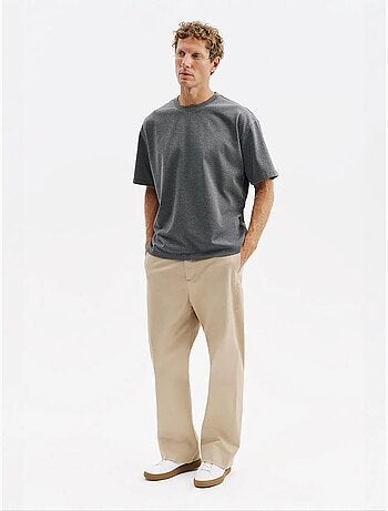 Camiseta de algodón para hombre giesto