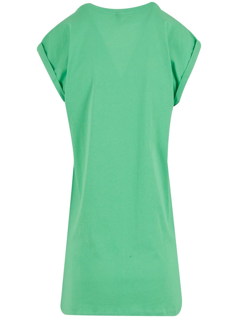 Camiseta de algodón para mujer - build your brand Verde jade - Kiabi