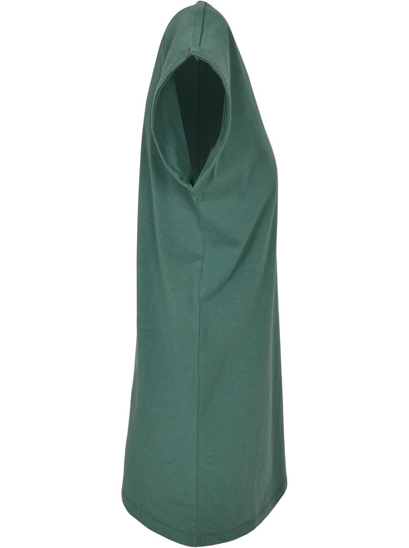 Camiseta de algodón para mujer - build your brand Verde oscuro - Kiabi