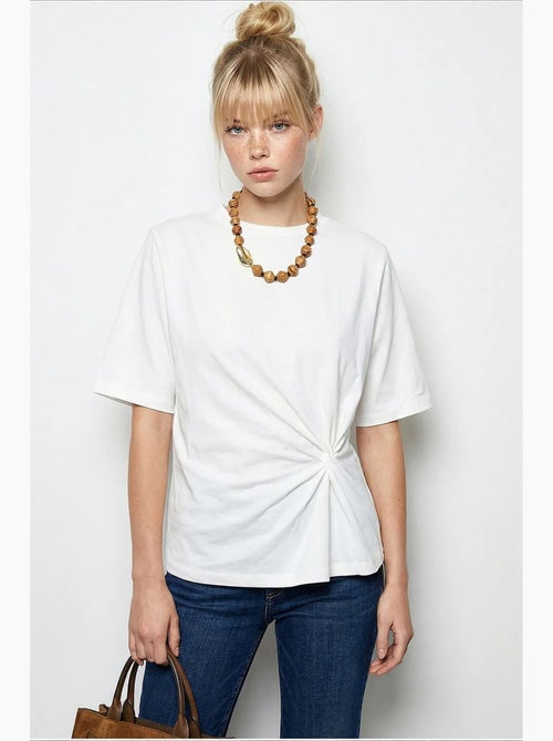 Camiseta de algodón para mujer lucci - Kiabi