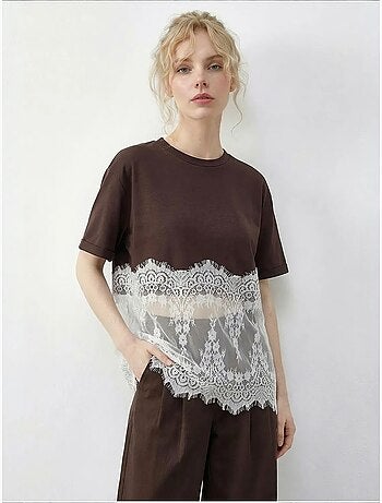 Camiseta de algodón para mujer lucci