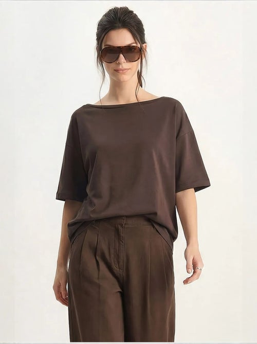 Camiseta de algodón para mujer lucci - Kiabi
