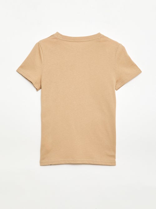 Camiseta de algodón piqué de manga corta - Kiabi