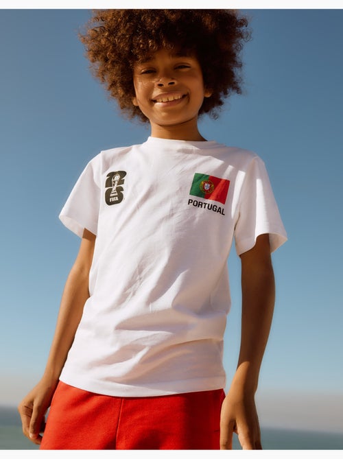 Camiseta de algodón Portugal FIFA World Cup 2026 - Kiabi Camiseta de algodón Portugal FIFA World Cup 2026 - Kiabi
