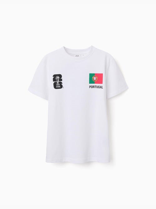 Camiseta de algodón Portugal FIFA World Cup 2026 - Kiabi Camiseta de algodón Portugal FIFA World Cup 2026 - Kiabi