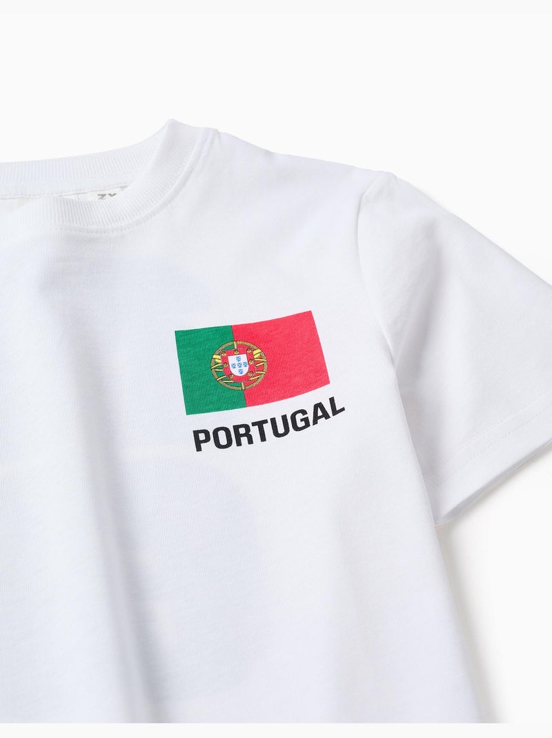 Camiseta de algodón Portugal FIFA World Cup 2026 Blanco - Kiabi
