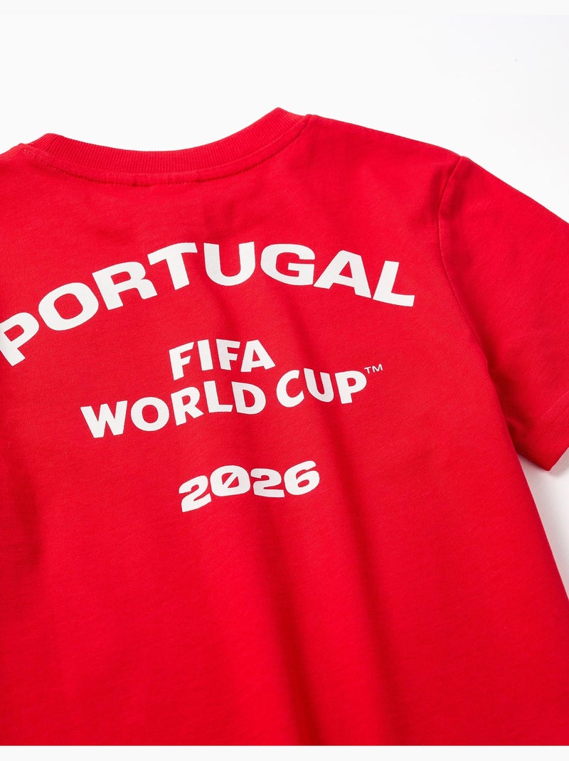 Camiseta de algodón Portugal FIFA World Cup 2026 Rojo - Kiabi
