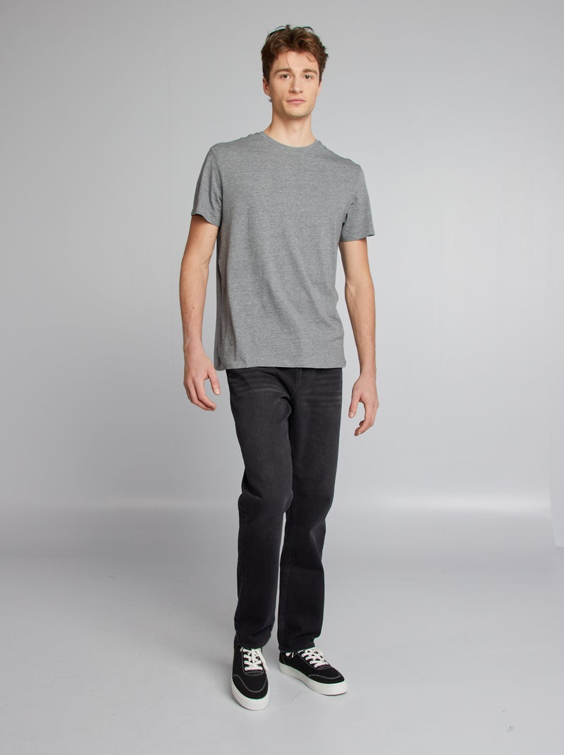 Camiseta de algodón puro +1,90 m GRIS - Kiabi