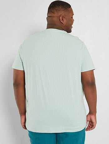 Camiseta lisa de punto jersey