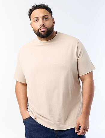 Camiseta lisa de punto jersey