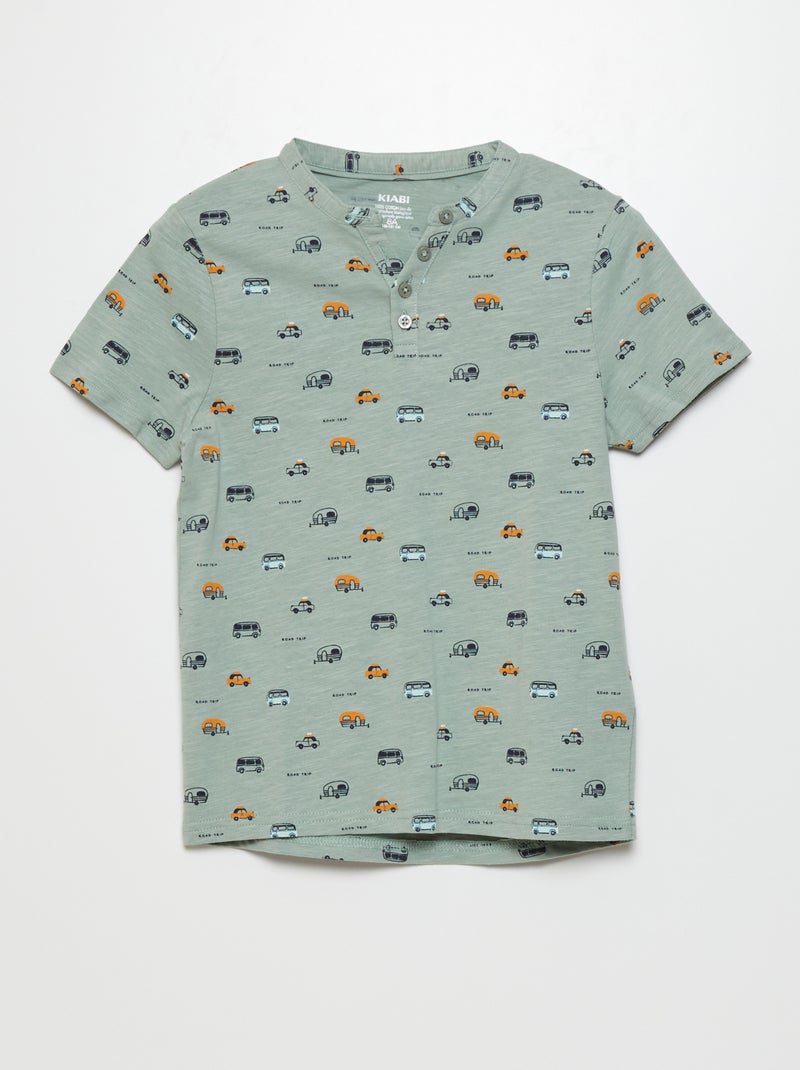 Camiseta de algodón puro BLANCO - Kiabi