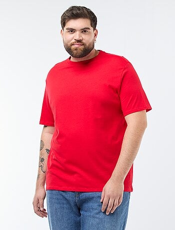 Camiseta lisa de punto jersey