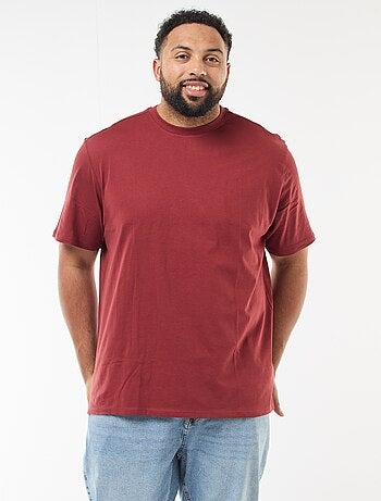 Camiseta lisa de punto jersey