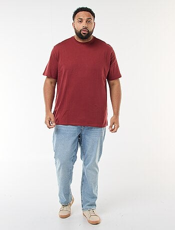 Camiseta lisa de punto jersey