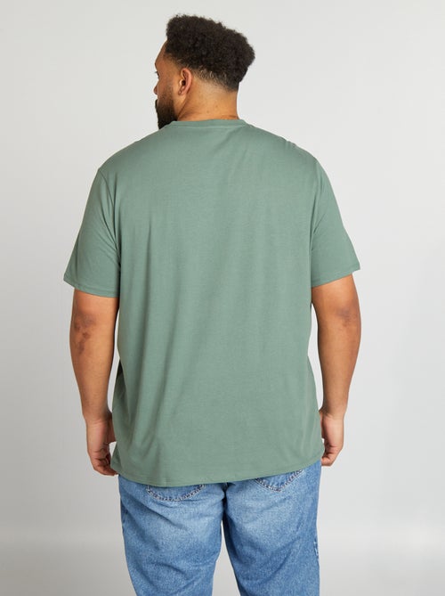 Camiseta de algodón puro - Kiabi Camiseta de algodón puro - Kiabi