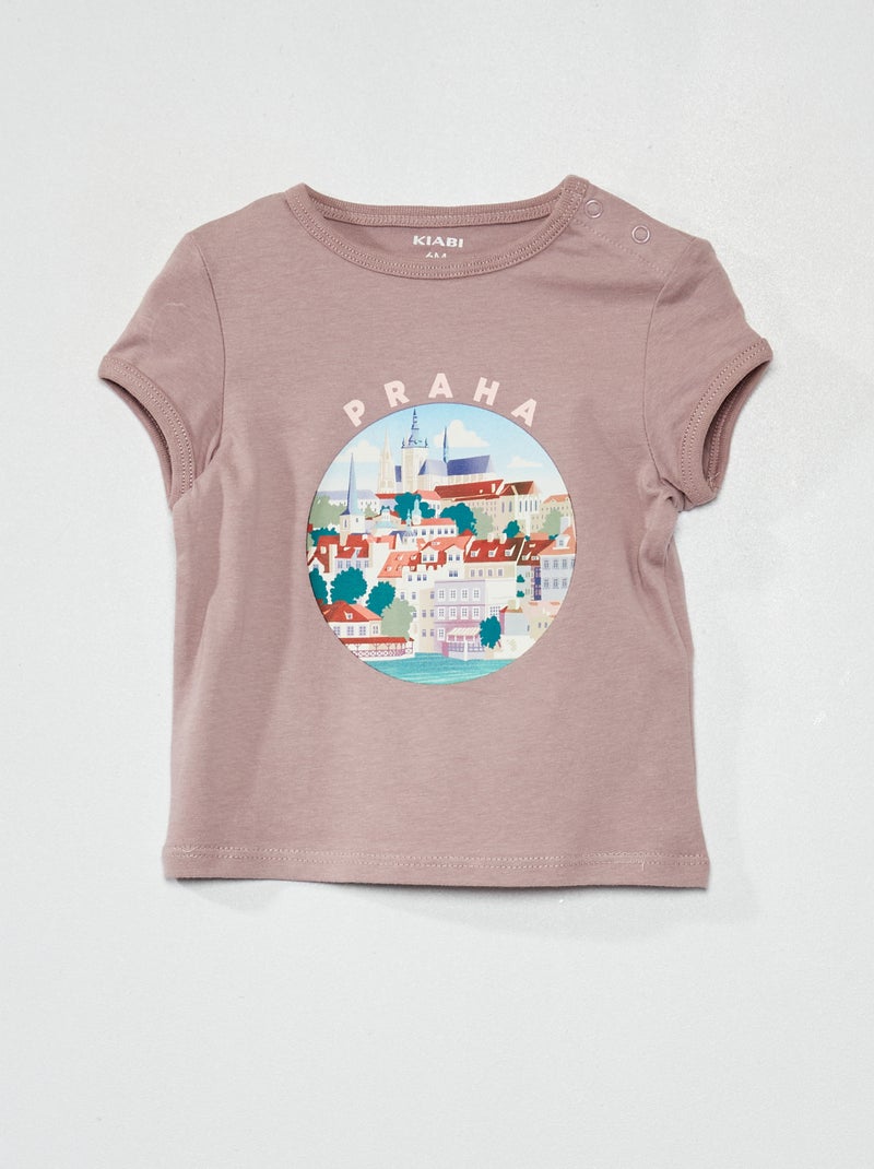 Camiseta de algodón PURPURA - Kiabi